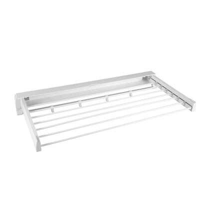 Support invisible pliable à 7 tiges, support de séchage mural, support de séchage pliant rétractable 84*43.5*6cm