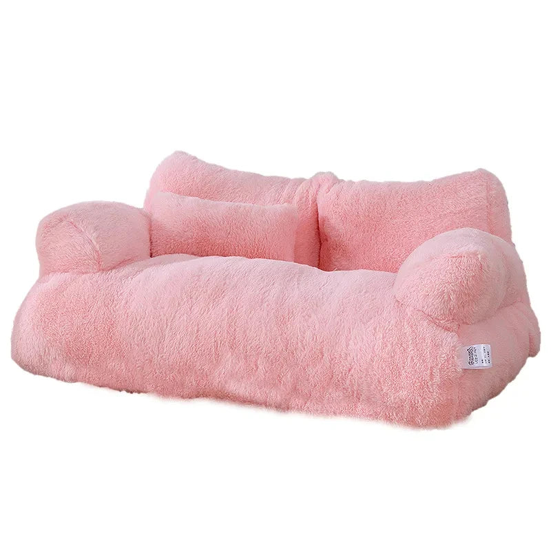 Canapé-lit ultra doux pour chat et petit chien — Nid confortable hiver & détente