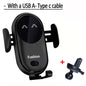 Support téléphone voiture avec chargeur sans fil — Fixation automatique intelligente 🚗