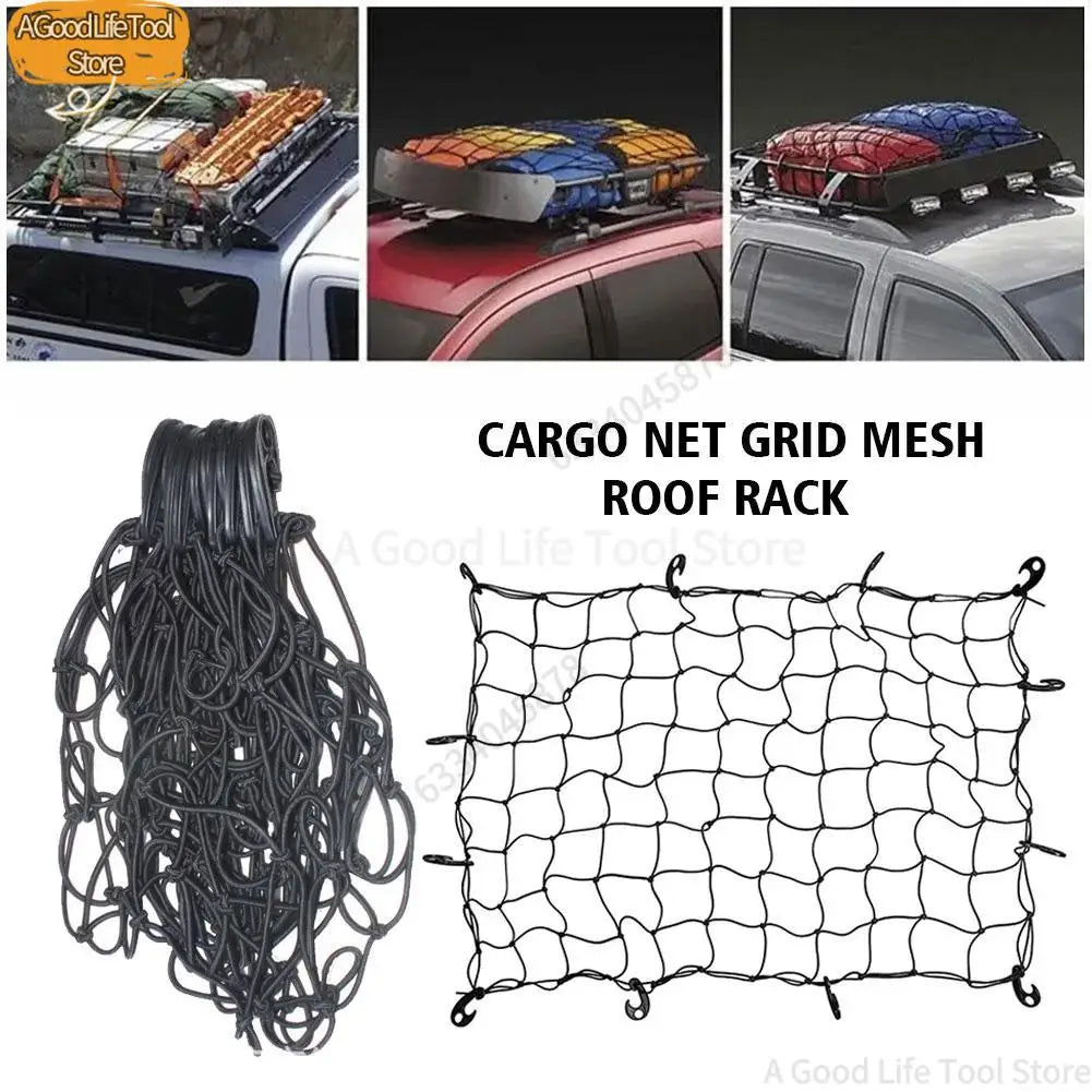 Filet de toit extensible pour barres de toit de SUV, accessoires de rangement et de finition pour voiture.