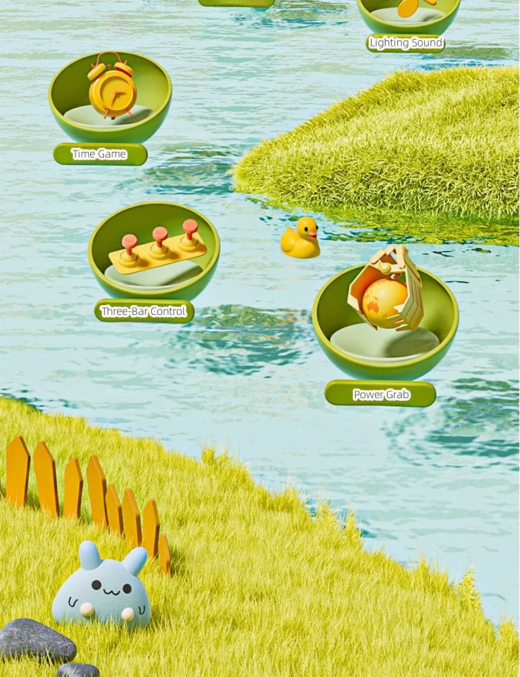 Mini machine à pince arcade pour enfants — Distributeur attrape-jouets interactif