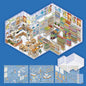 Stickers scène miniature 3D — Kit créatif décoratif DIY