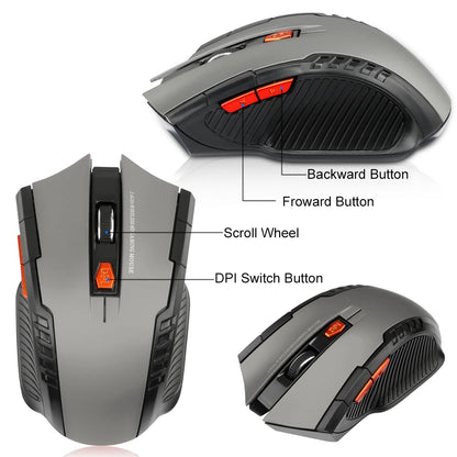 Souris sans fil 6 boutons – Pour PC et laptop facilement.