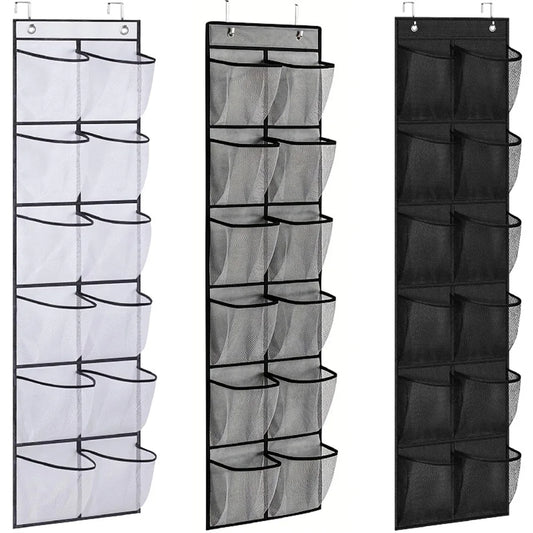 Organisateur chaussures suspendu — Gain de place instantané (12 poches)