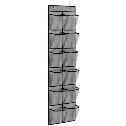 Organisateur chaussures suspendu — Gain de place instantané (12 poches)