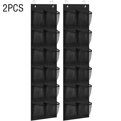 Organisateur chaussures suspendu — Gain de place instantané (12 poches)