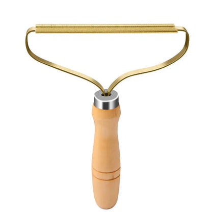 Brosse anti-poils portable pour tapis, laine, manteaux et vêtements.