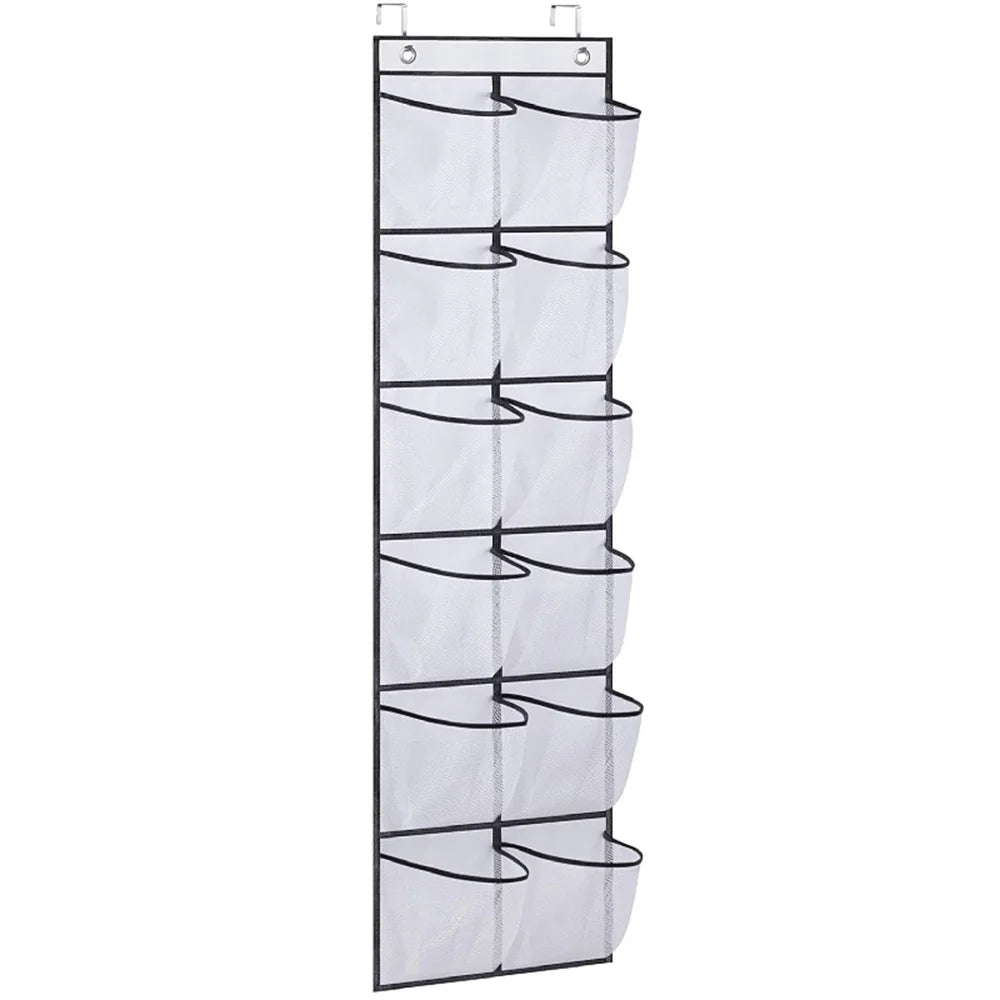 Organisateur chaussures suspendu — Gain de place instantané (12 poches)