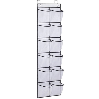 Organisateur chaussures suspendu — Gain de place instantané (12 poches)