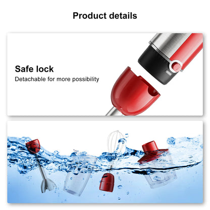 Mixeur Plongeant Haute Puissance BioloMix – 4 Fonctions, Lames Inox et Gobelet à Smoothie