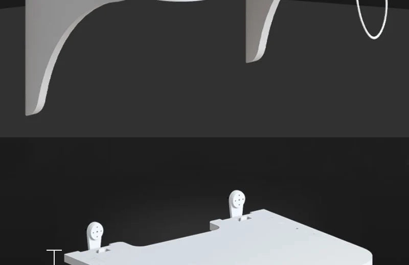 Étagère murale flottante avec crochet pour routeur, caméra, multiprise, projecteur, décodeur, support de rangement suspendu, organisateur pour la maison et le bureau