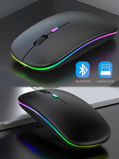 Souris sans fil Bluetooth – Silencieuse et universelle.
