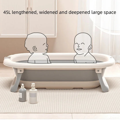 Baignoire pour bébé sensible à la température, Grande baignoire pliante portable