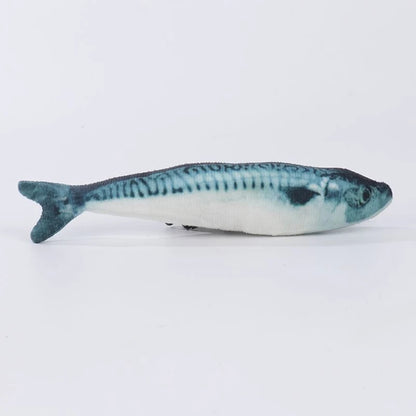 Jouet poisson interactif pour chat — Peluche stimulante et amusante