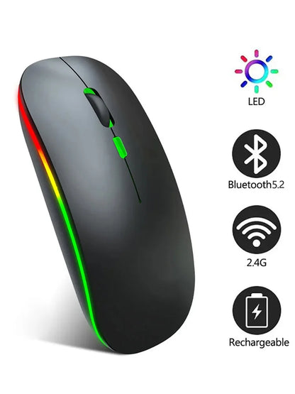 Souris sans fil Bluetooth – Silencieuse et universelle.