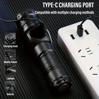 Lampe torche LED rechargeable magnétique — Ultra puissante et compacte