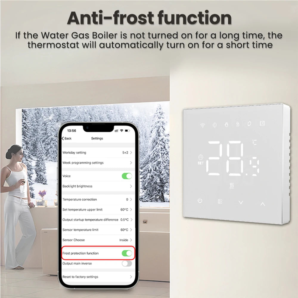 Thermostat Wi‑Fi intelligent – économie d’énergie facile.