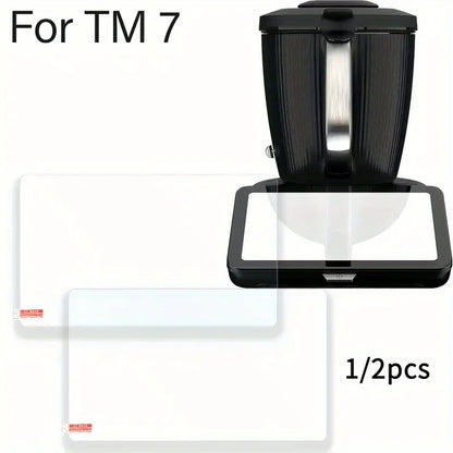 Protection d'écran TM7 compatible avec Thermomix TM7 en verre trempé pour blender et accessoires de cuisine