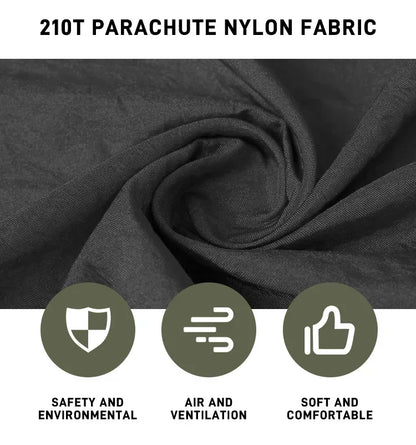 Hamac double de camping extérieur 260x140cm avec moustiquaire et bâche anti-pluie, hamac léger en parachute pour la randonnée et les voyages