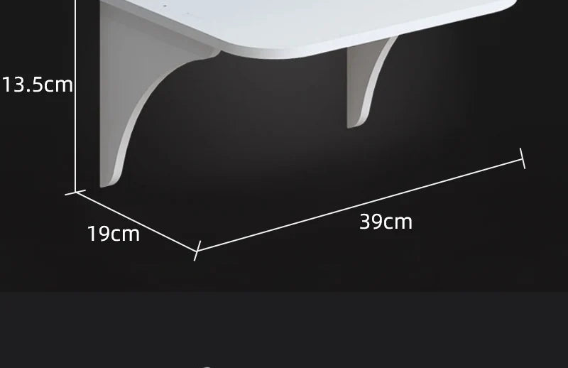 Étagère murale flottante avec crochet pour routeur, caméra, multiprise, projecteur, décodeur, support de rangement suspendu, organisateur pour la maison et le bureau