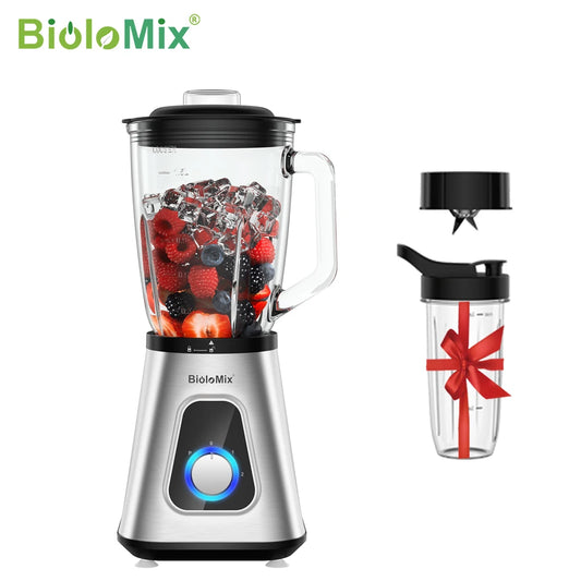Blender BioloMix 1300W – smoothies glacés & sauces maison.