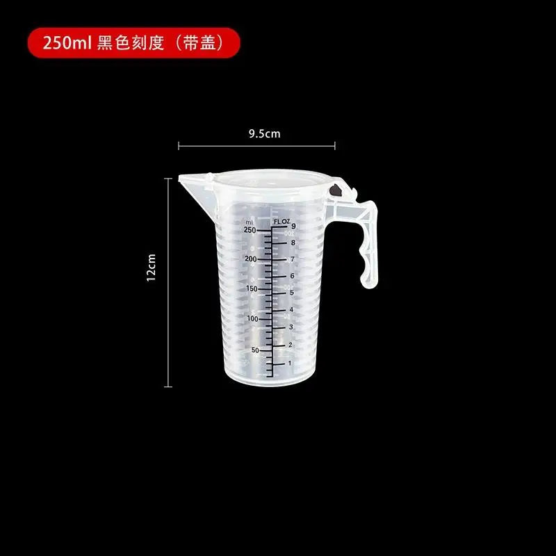 Tasse Mesureuse Multi-Usage – Plastique Épais, Graduation Précise, Pour Cuisine et Expériences