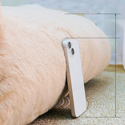 Canapé-lit ultra doux pour chat et petit chien — Nid confortable hiver & détente