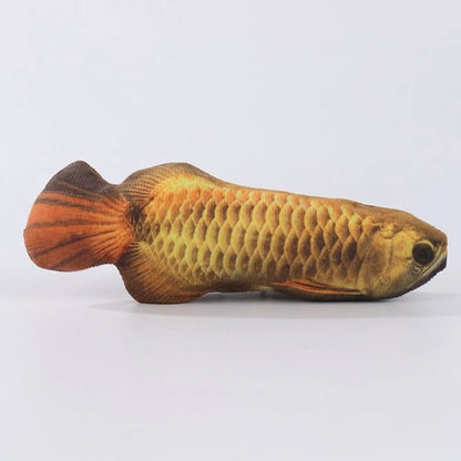 Jouet poisson interactif pour chat — Peluche stimulante et amusante
