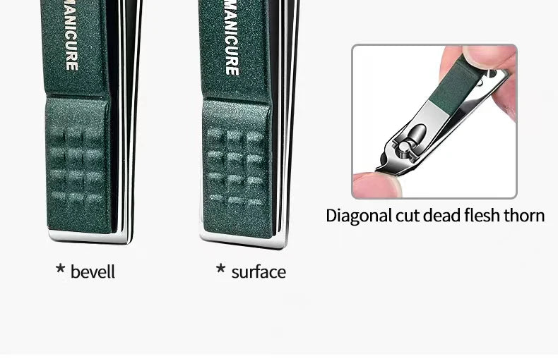 Kit manucure 6 pièces en acier inoxydable — Compact et complet