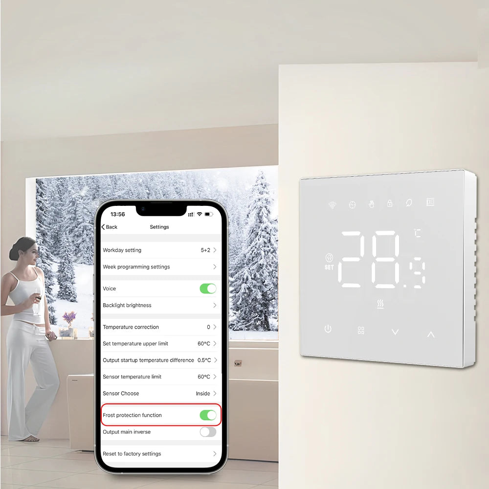 Thermostat Wi‑Fi intelligent – économie d’énergie facile.
