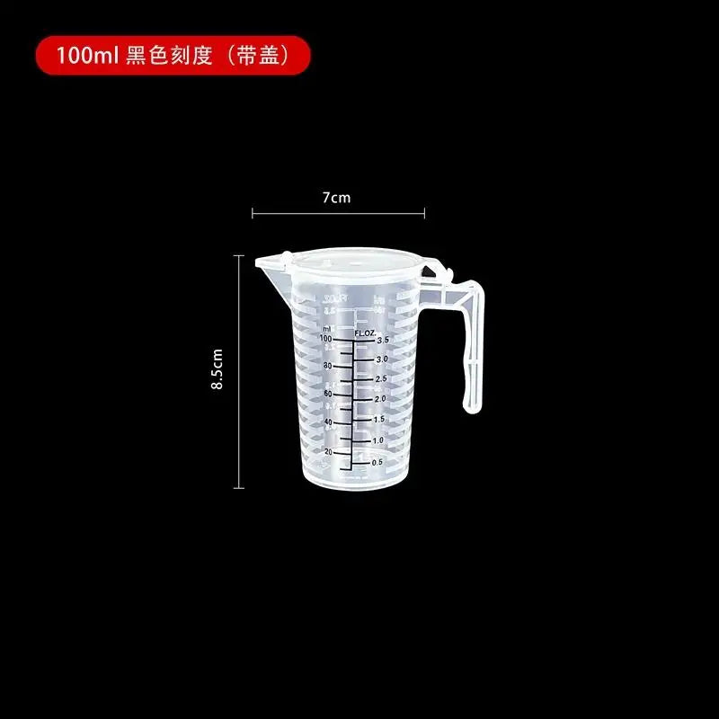 Tasse Mesureuse Multi-Usage – Plastique Épais, Graduation Précise, Pour Cuisine et Expériences
