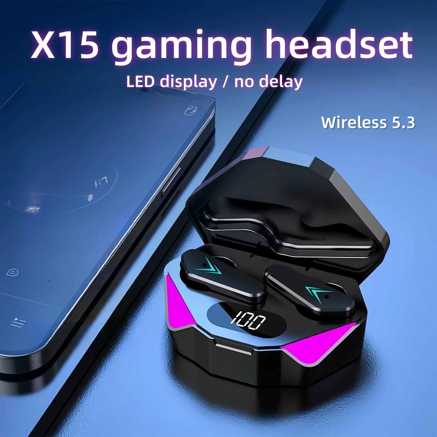 Écouteurs Bluetooth LED – plonge dans le son sans limites.