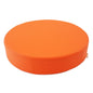 Coussin rond pratique en cuir, épais et doux, rembourré, lavable et imperméable.