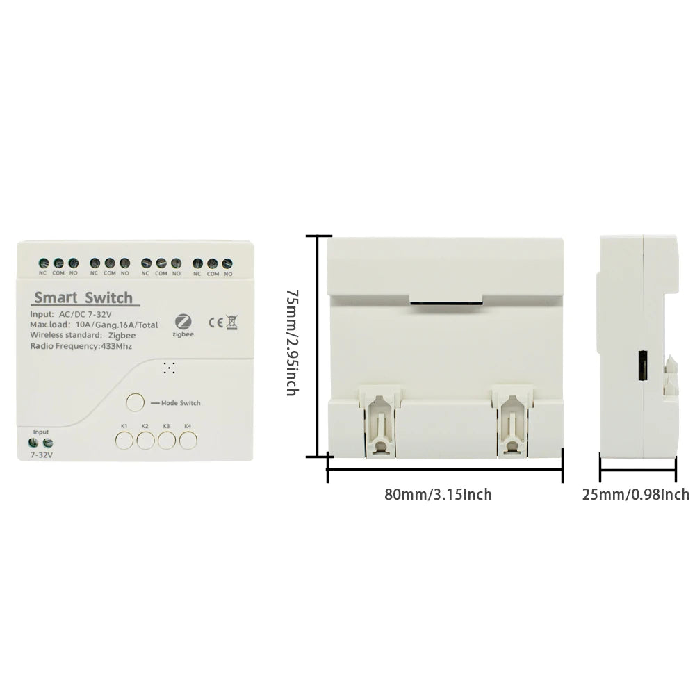 Module relais Tuya 4 sorties – commande distance & automatisation
