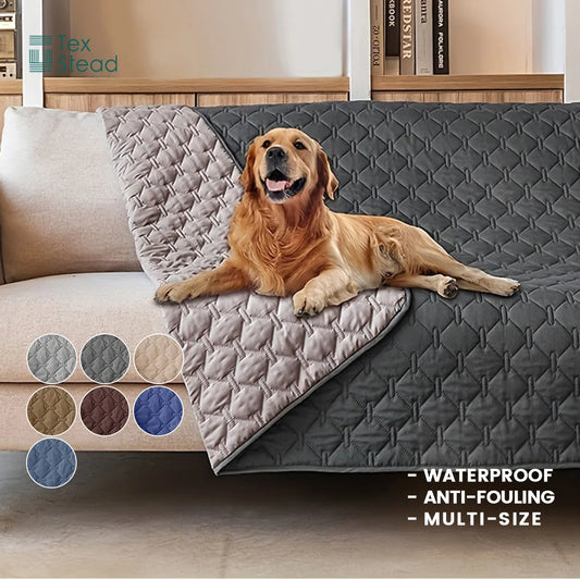 Housse de couchage pour chien réversible 100 % double face, idéale pour protéger canapé, fauteuil et meubles des animaux de compagnie (enfants, chiens et chats).