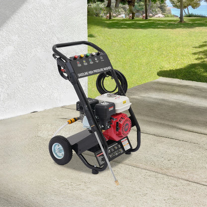 Karcher Pistolet de pulvérisation d’eau d’essence de nettoyeur haute pression, nettoyeur de saleté 7.5HP Puissant, 170-190Bar