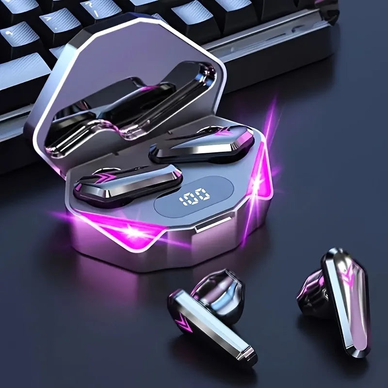 Écouteurs Bluetooth LED – plonge dans le son sans limites.