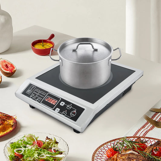 Plaque de cuisson à induction 3500 W, réglable, professionnelle, avec technologie de chauffage IGBT