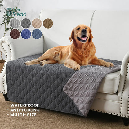 Housse de couchage pour chien réversible 100 % double face, idéale pour protéger canapé, fauteuil et meubles des animaux de compagnie (enfants, chiens et chats).