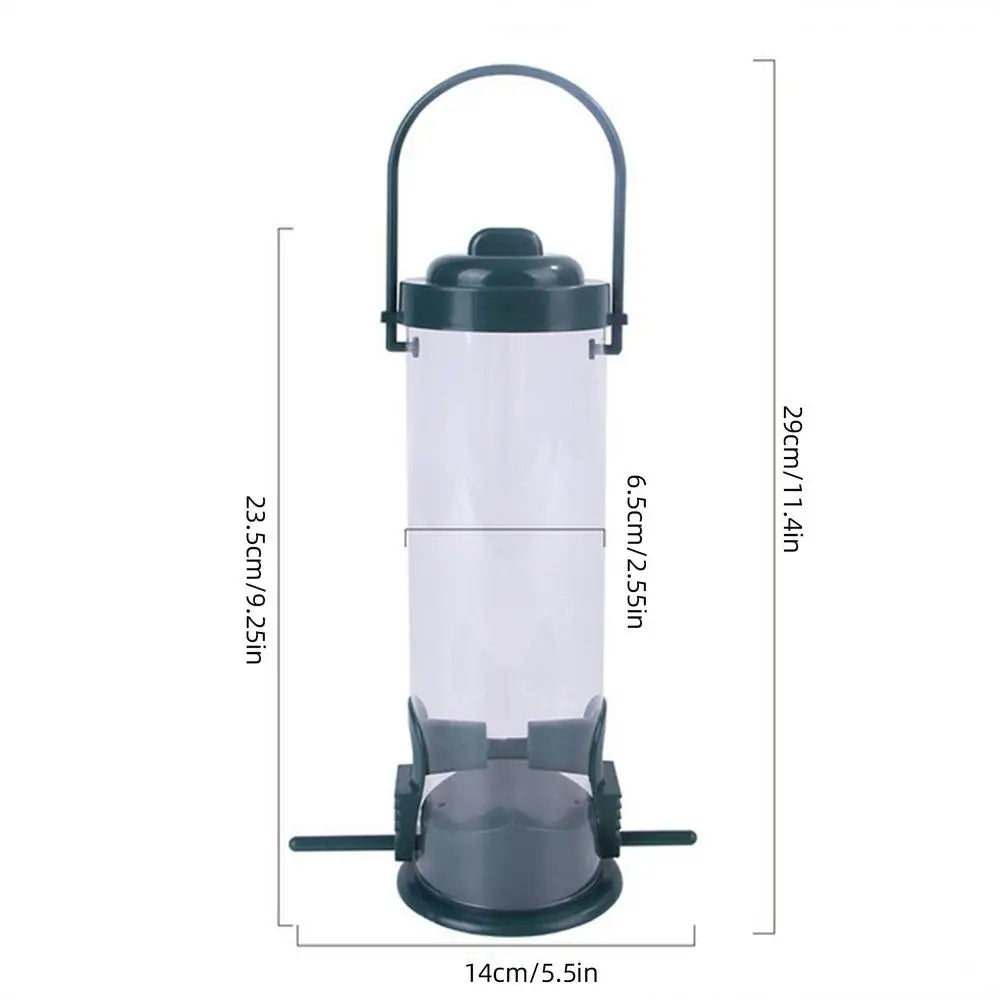Mangeoire à graines pour oiseaux sauvages, accessoire pour animaux de compagnie, suspendue pour jardin ou enclos, outil d'alimentation pour oiseaux, anti-écureuils, décorations extérieures