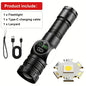 Lampe torche LED rechargeable magnétique — Ultra puissante et compacte