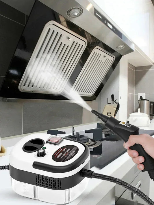 Nettoyeur vapeur portatif 2500 W haute température pour climatiseurs, hottes de cuisine, voitures, sols et plus encore