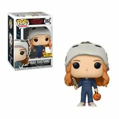 Figurine Funko Pop Stranger Things Eleven n° 523, 826 et 827 (Max Mayfield), n° 552 (Steve Harrington), n° 554 (Will Byers), n° 1783 et 1786 (Démogorgon).