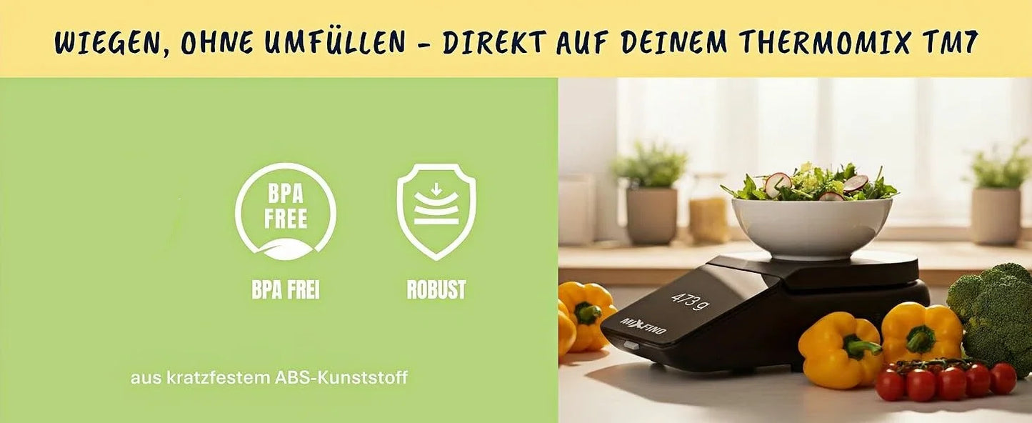 Protection d'écran TM7 compatible avec Thermomix TM7 en verre trempé pour blender et accessoires de cuisine