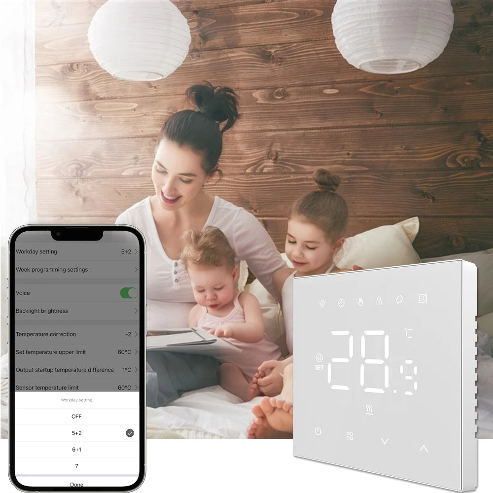 Thermostat Wi‑Fi intelligent – économie d’énergie facile.