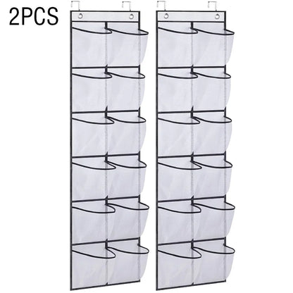 Organisateur chaussures suspendu — Gain de place instantané (12 poches)