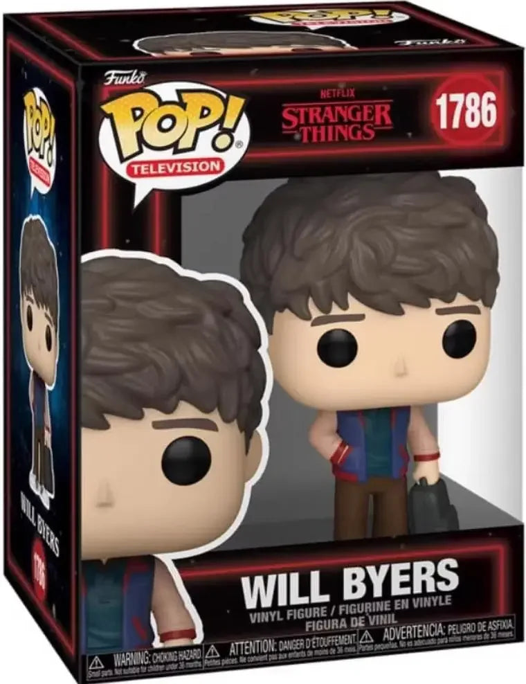 Figurine Funko Pop Stranger Things Eleven n° 523, 826 et 827 (Max Mayfield), n° 552 (Steve Harrington), n° 554 (Will Byers), n° 1783 et 1786 (Démogorgon).