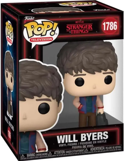 Figurine Funko Pop Stranger Things Eleven n° 523, 826 et 827 (Max Mayfield), n° 552 (Steve Harrington), n° 554 (Will Byers), n° 1783 et 1786 (Démogorgon).