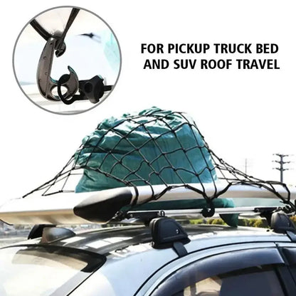 Filet de toit extensible pour barres de toit de SUV, accessoires de rangement et de finition pour voiture.