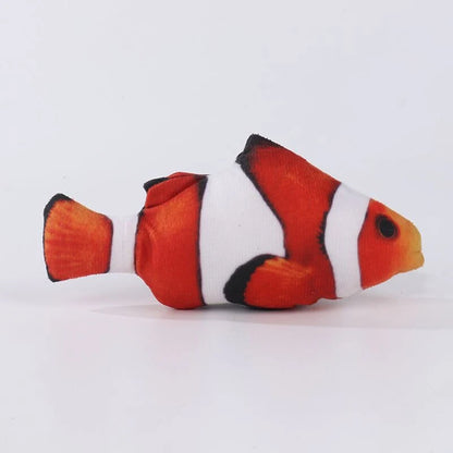 Jouet poisson interactif pour chat — Peluche stimulante et amusante